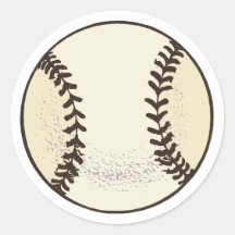 Baseballboll Klistermärken