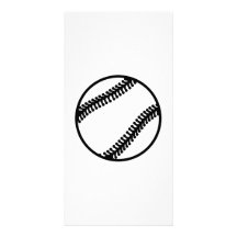 Baseballboll Skräddarsydda Fotokort