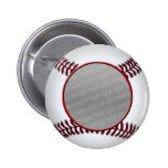 baseballbollfotoet klämmer fast knapp med nål