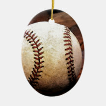 Baseballkonstverk Jul Dekorationer