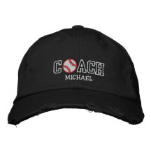 Baseballlagledare Broderad Baseball Keps