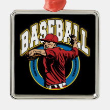 Baseballlogotyp Julgransdekoration