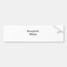 Baseballmamma Bildekaler
