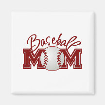 BaseballMAMMA Magnet För Kylskåp