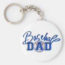 BaseballPAPPAblått Nyckel Ring