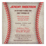 Baseballpartyinbjudningar