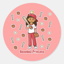 BaseballPrincess Klistermärke