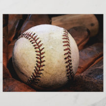 Baseballreklamblad Flygblad