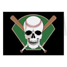 Baseballskalle Hälsnings Kort