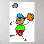 Baseballunge Affisch