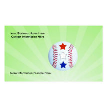 Baseballvisitkortmall
