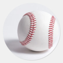 Baseballvit Klistermärke
