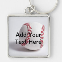 Baseballvit Nyckelringar