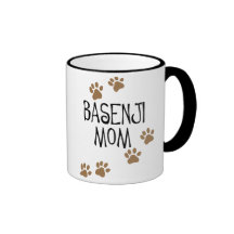 Basenji mamma kaffe kopp