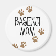 Basenji mamma magneter