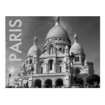 Basilique du Sacré-Cœur Paris frankrikevykort