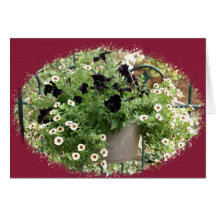 Basket av Petunias Hälsningskort