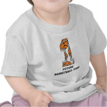 Basket numrerar 1 framtida basketstjärna t-shirts