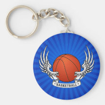 Basket påskyndar Keychain Nyckel Ringar