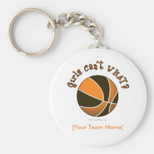 Basket - svart/orange nyckelring