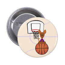 Basket Time med mycket litet Knapp Med Nål