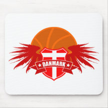 Basketball Danmark Mauspad