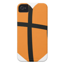 baskethjärta Case-Mate iPhone 4 skal