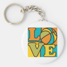 Basketkärlek Nyckel Ring