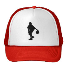 Basketspelare; Rött Baseball Hat