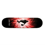 Basketspelare; Rött Skateboard