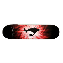 Basketspelare; Rött Skateboard