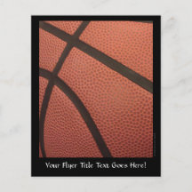 Basketsportar avbildar custom flyer
