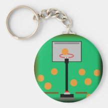 Basketsportar Nyckel Ring