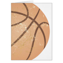 basketvintage hälsningskort