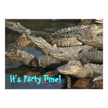 Bassängpartyinbjudan