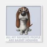 Bassethundfavorit Magneter För Kylskåp