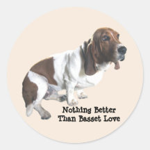 Bassethundklistermärke