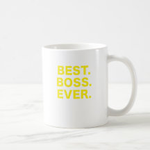 Bäst chef någonsin kaffe mugg
