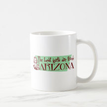 Bäst flickor är från Arizona Kaffe Mugg
