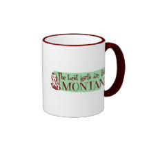 Bäst flickor är från Montana Kaffe Mugg