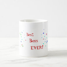 Bäst för chef för konfettikaffe någonsin mugg för 