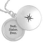 Bäst för syster Locket någonsin Smycken