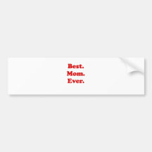 Bäst mamma någonsin bildekal