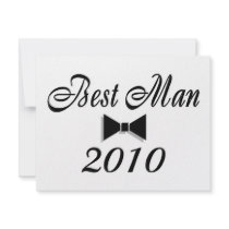 Bäst man 2010 (Bowtie) Personliga Tillkännagivande