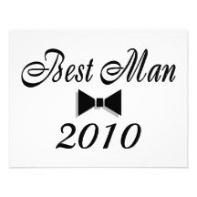 Bäst man 2010 (Bowtie) Personliga Tillkännagivande