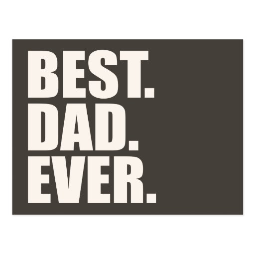 Bäst. Pappa. Ever. Vykort