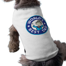 Bäst pappa för världar hund t-shirt