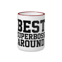 bäst superboss omkring kaffe muggar