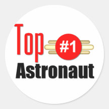Bästa astronaut klistermärke