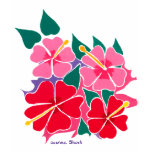 Bästa konst: Bästa blommig hibiskus t-tröjor
